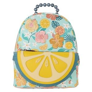 Loungefly Tripical Lemon Floral mini backpack